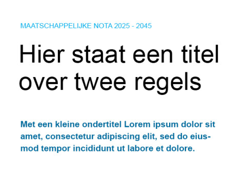 Templates huisstijl GK typo Arial