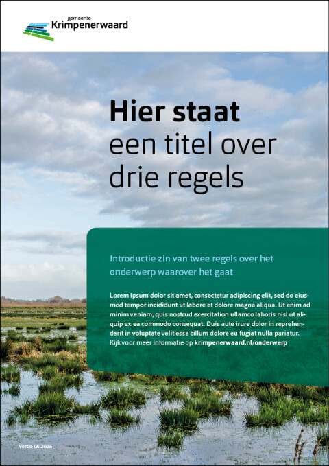 Templates huisstijl GK3